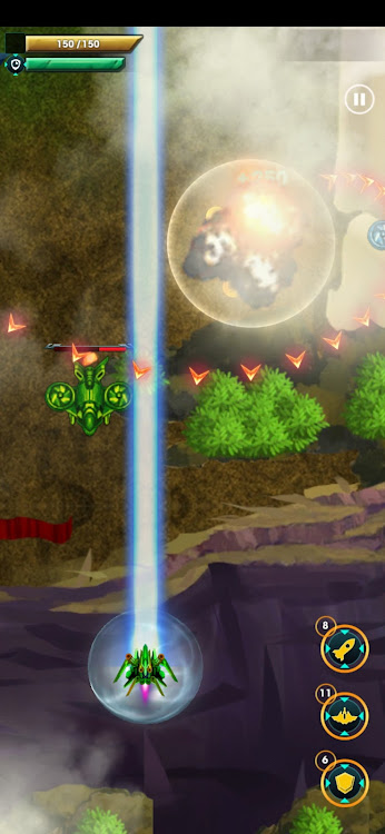 #4. Thunder Fighter (Android) By: Hippo game