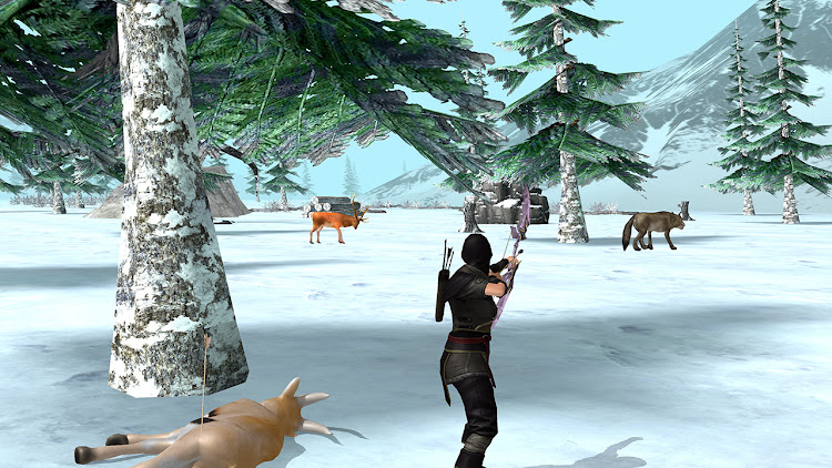 #7. Archer Attack : Animal Hunting (Android) By: Gamezeniq Technologies