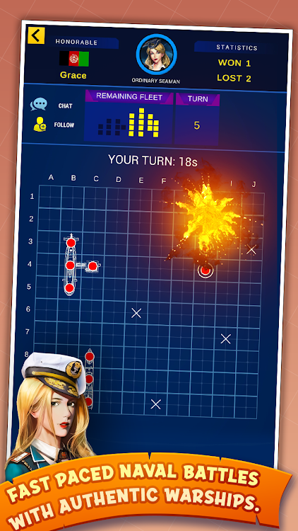 #3. Warship Battle (Android) By: Yash Games