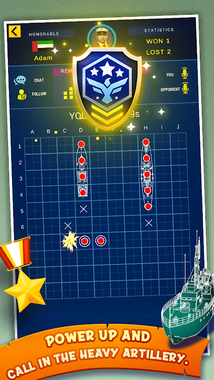 #4. Warship Battle (Android) By: Yash Games