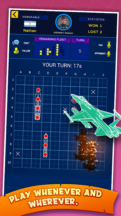 #6. Warship Battle (Android) By: Yash Games