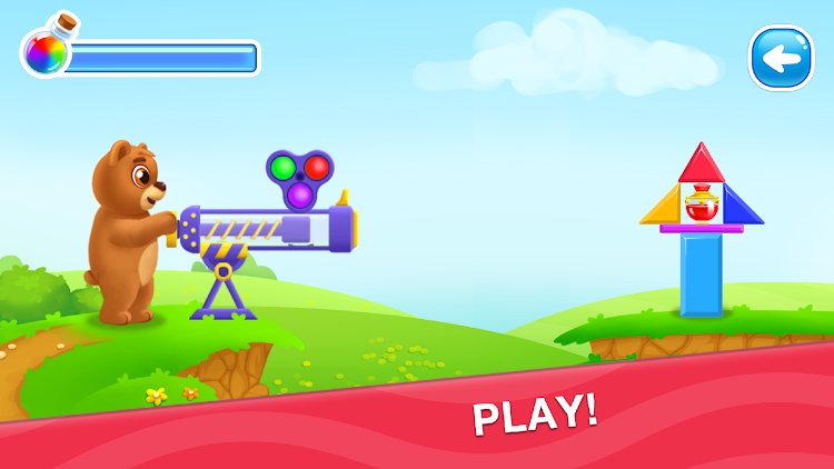 #5. Kids shooter for bubble games (Android) By: GoKids! publishing