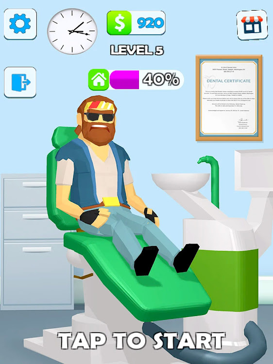 #4. Dentist Game Inc - ASMR Doctor (Android) By: Taprix