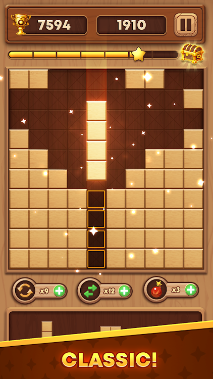 #4. Wood Block - Sudoku Puzzle (Android) By: Fuzzy Mobile Games