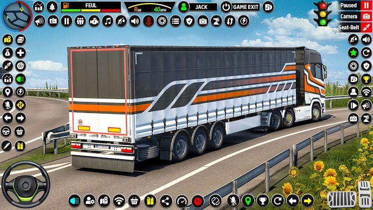 #3. US Truck Driving 3D Truck Game (Android) By: Games Tooist