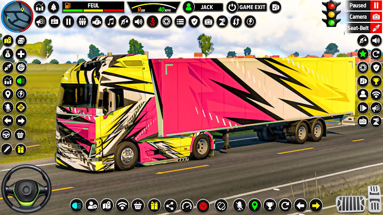 #4. US Truck Driving 3D Truck Game (Android) By: Games Tooist