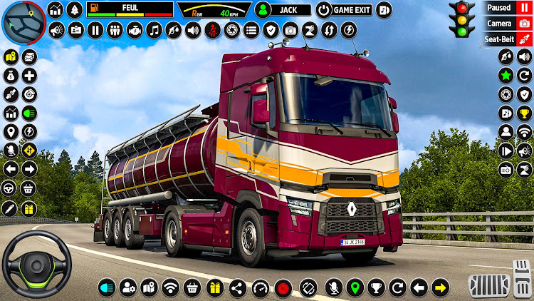 #6. US Truck Driving 3D Truck Game (Android) By: Games Tooist