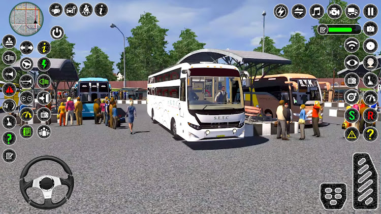 #2. Luxury Bus: American Bus Games (Android) By: Real Gaming Club