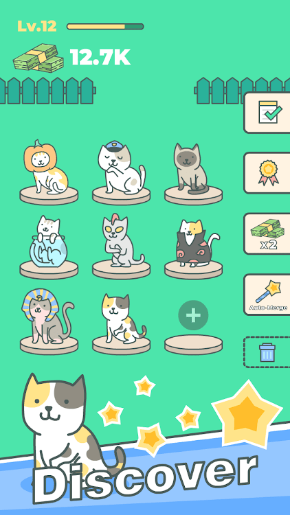 #5. Meow Merge - Merge Cute Cats (Android) By: SLAB Games