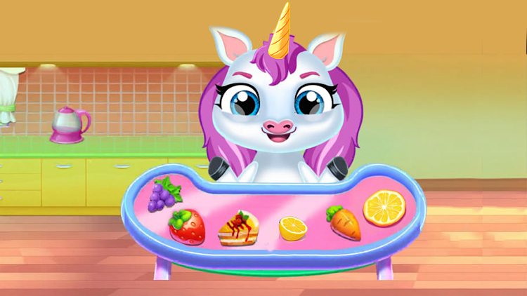 #2. Baby Unicorn - Anime Pet Games (Android) By: Petdragon Inc