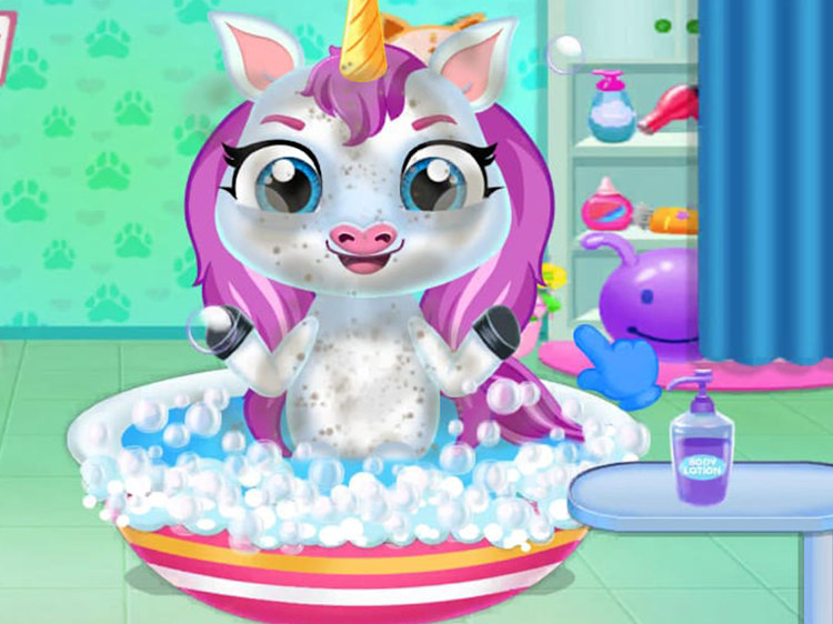 #5. Baby Unicorn - Anime Pet Games (Android) By: Petdragon Inc