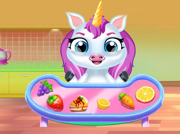 #6. Baby Unicorn - Anime Pet Games (Android) By: Petdragon Inc