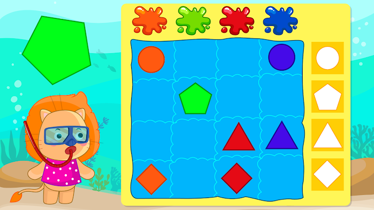 #4. Colors Learning Toddler Games (Android) By: GunjanApps Studios