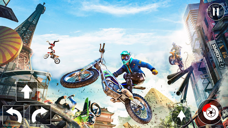 #4. Wheelie Bike Dirt Stunt Games (Android) By: MR360 Gaming Studio