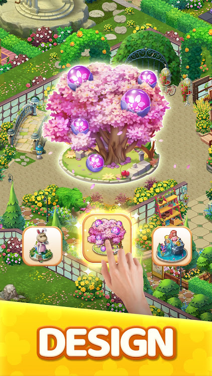 #3. Maggie's Garden: Merge City (Android) By: Click.18 Mobile