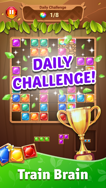 #2. Block Puzzle Jewel: Blast Game (Android) By: Digitalchemy, LLC