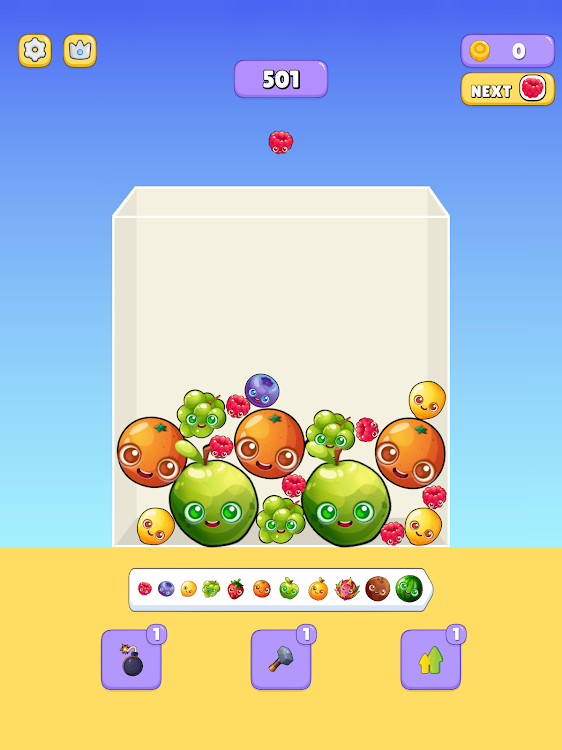 #7. Fruit Drop (Android) By: Arcade Clan