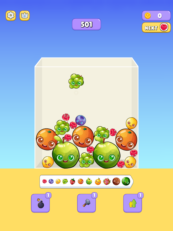 #8. Fruit Drop (Android) By: Arcade Clan