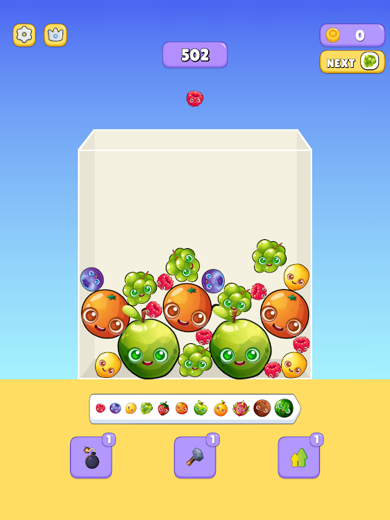 #9. Fruit Drop (Android) By: Arcade Clan