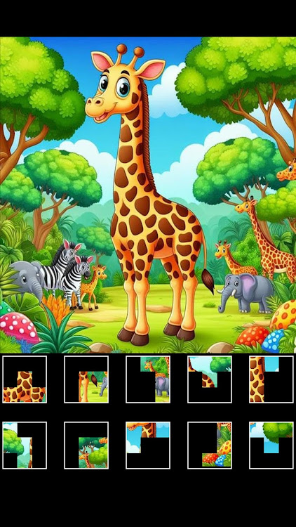 #5. Jigsaw Animals (Android) By: Casual Games by Arieshgs