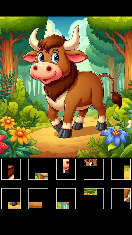 #6. Jigsaw Animals (Android) By: Casual Games by Arieshgs