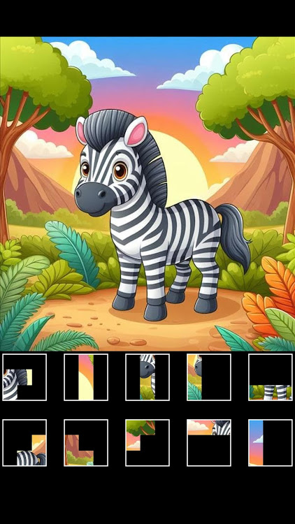 #8. Jigsaw Animals (Android) By: Casual Games by Arieshgs