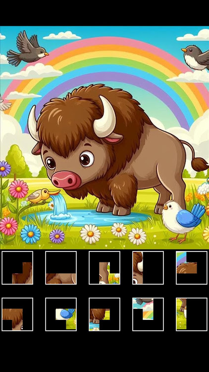 #7. Jigsaw Animals (Android) By: Casual Games by Arieshgs