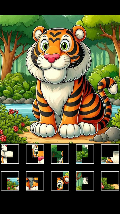 #9. Jigsaw Animals (Android) By: Casual Games by Arieshgs