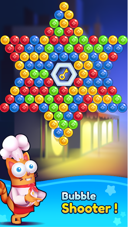 #2. Bubble Shooter - Kitten Games (Android) By: Bubble Shooter @ MadOverGames