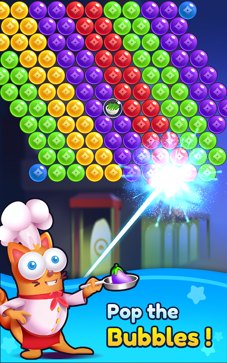 #9. Bubble Shooter - Kitten Games (Android) By: Bubble Shooter @ MadOverGames