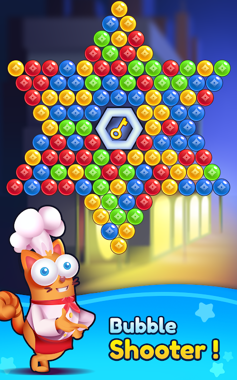 #10. Bubble Shooter - Kitten Games (Android) By: Bubble Shooter @ MadOverGames