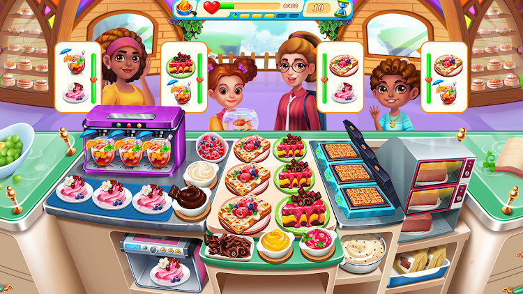 #5. Cooking Fairy: Food Games (Android) By: AdOne Ltd