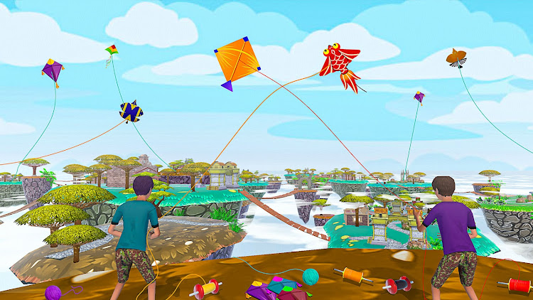 #2. Kite Game 3D Pipa Kite Flying (Android) By: Gaming Legacy Studios