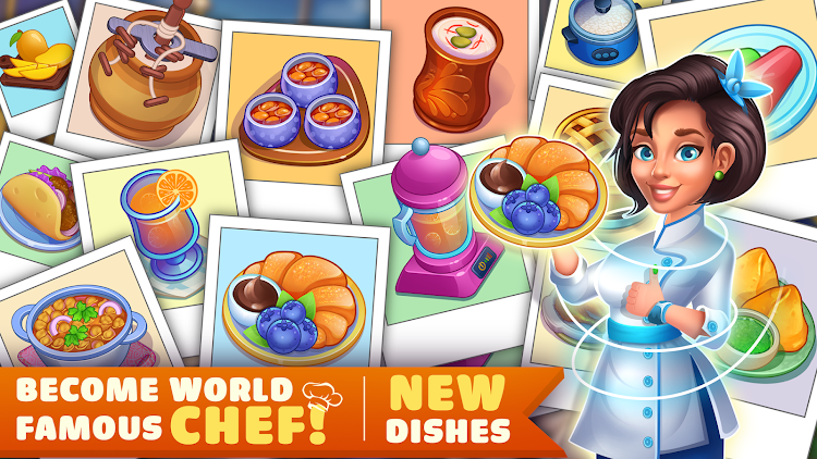 #5. Cooking Kingdom: Cooking Games (Android) By: UVTechnoLab