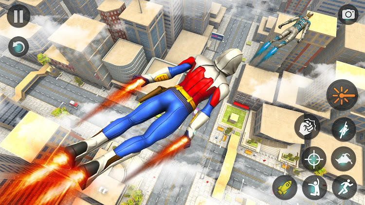 #4. Flying Rope Man Hero Fight (Android) By: Fun Kick