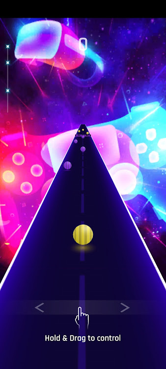 #4. Hunter Ball : Dancing Road (Android) By: LUNA Stock