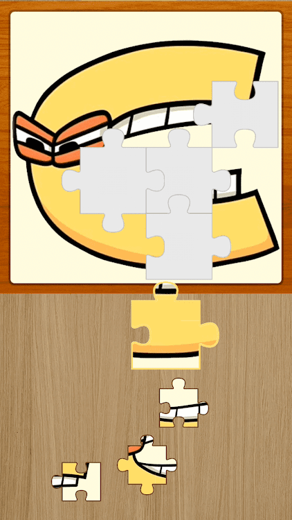 #4. Alphabet Puzzles (Android) By: dingguo.cc