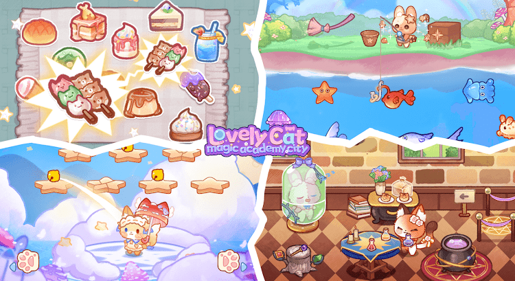 #4. Lovely Cat: Magic Academy City (Android) By: Kitten Doll HK