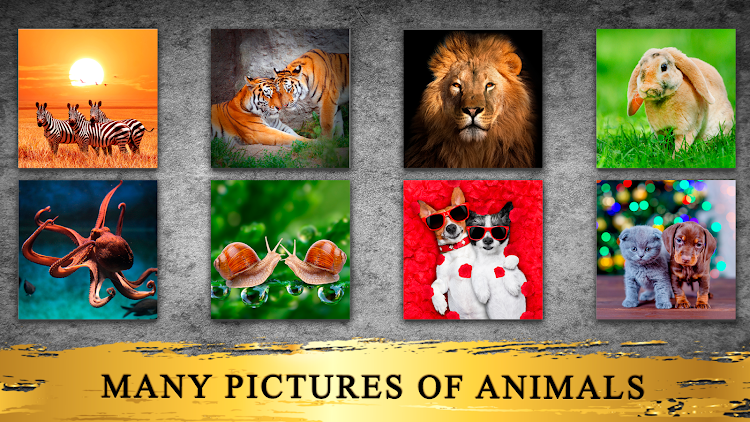 #6. Animals Jigsaw Puzzles Offline (Android) By: Hairstyle Photo Apps