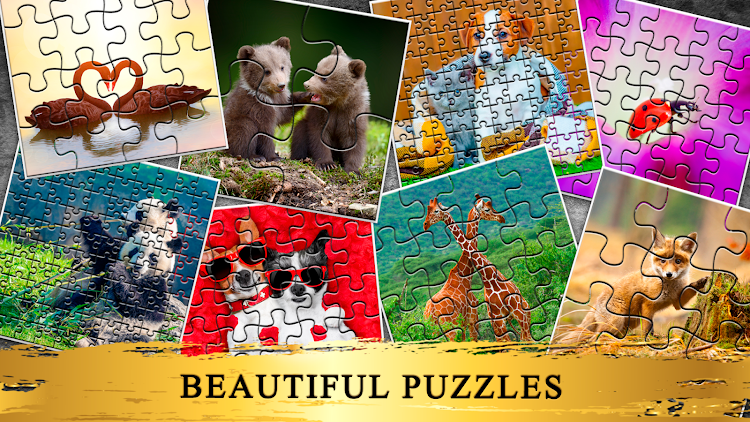 #7. Animals Jigsaw Puzzles Offline (Android) By: Hairstyle Photo Apps