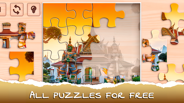 #3. Jigsaw Puzzles Game (Android) By: Hairstyle Photo Apps