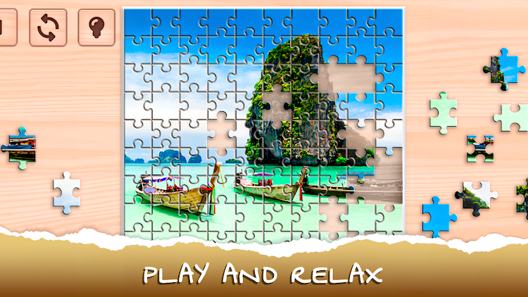 #6. Jigsaw Puzzles Game (Android) By: Hairstyle Photo Apps