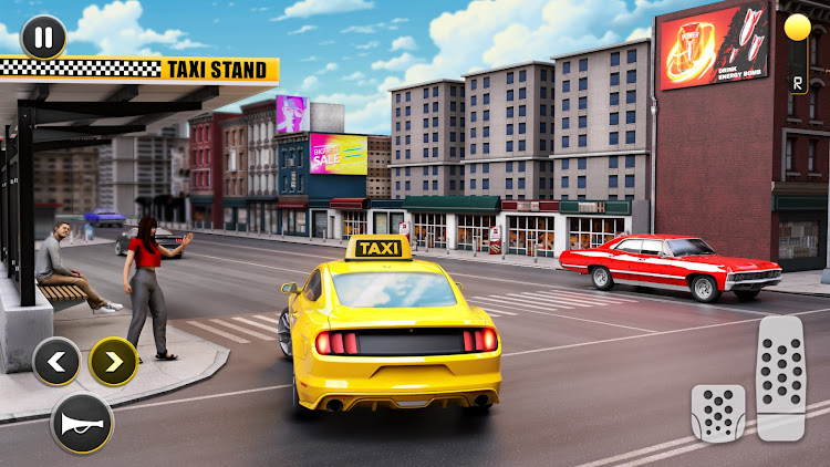 #6. Taxi Driving 3D (Android) By: GenI Games