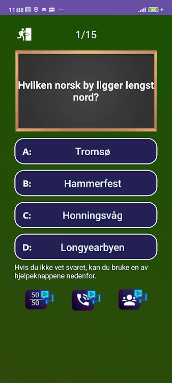 #2. Quiz om Norge (Android) By: Jatisari Inovasi Studio