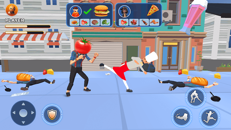 #5. Kung Fu Hero 3D: Veggie Fight (Android) By: Virtua Play