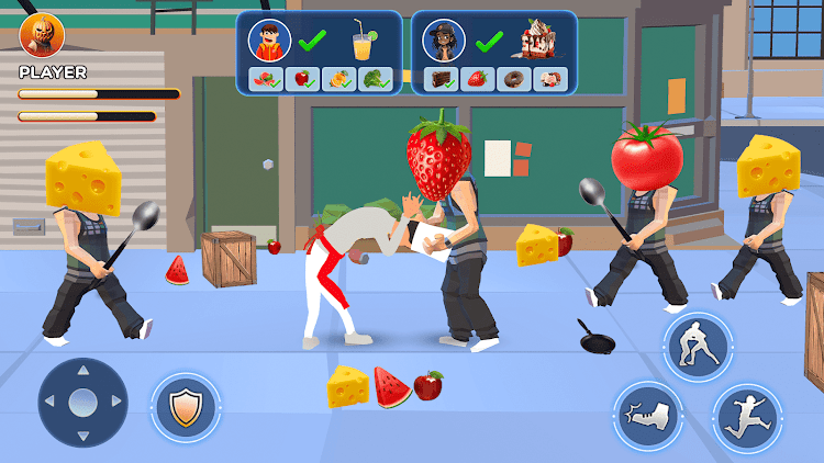 #7. Kung Fu Hero 3D: Veggie Fight (Android) By: Virtua Play