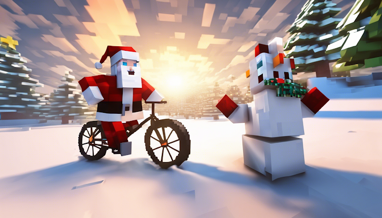 #3. Santa Bike Master (Android) By: Mirai Games