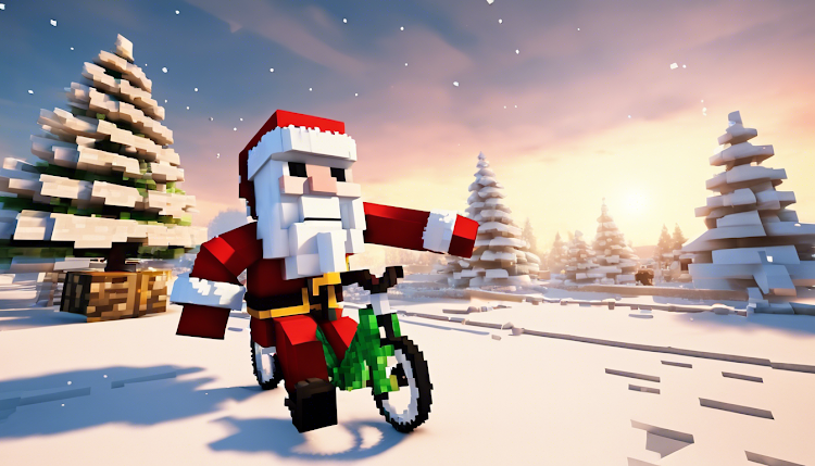 #5. Santa Bike Master (Android) By: Mirai Games