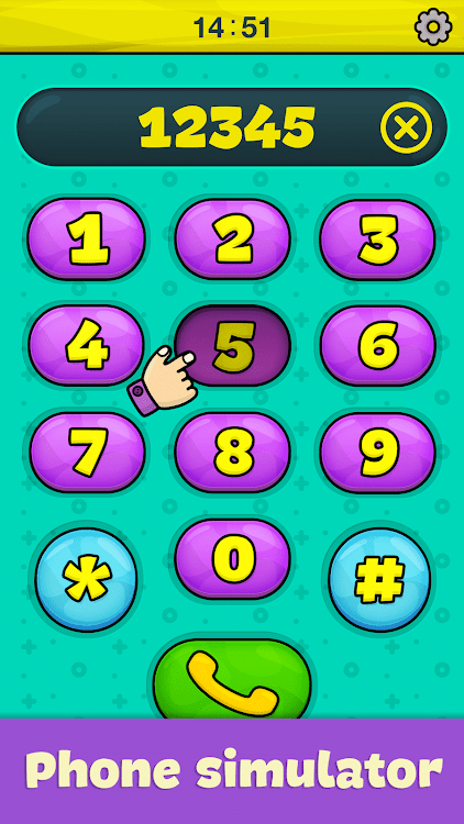 #3. Bimi Boo Baby Phone for Kids (Android) By: Bimi Boo Kids Learning Games for Toddlers FZ-LLC