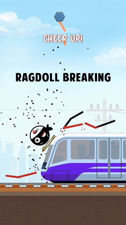 #3. Ragdoll Destruction Simulator (Android) By: stick hunter